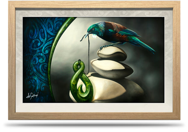 Sudden Chances - 24"x36" Framed Canvas Print