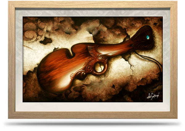 Wahaika - 24"x36" Framed Canvas Print