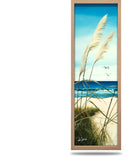 11"x33" Framed Canvas Print - Summer's End