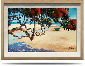 A2 Framed Canvas Print - Afternoon Serenity