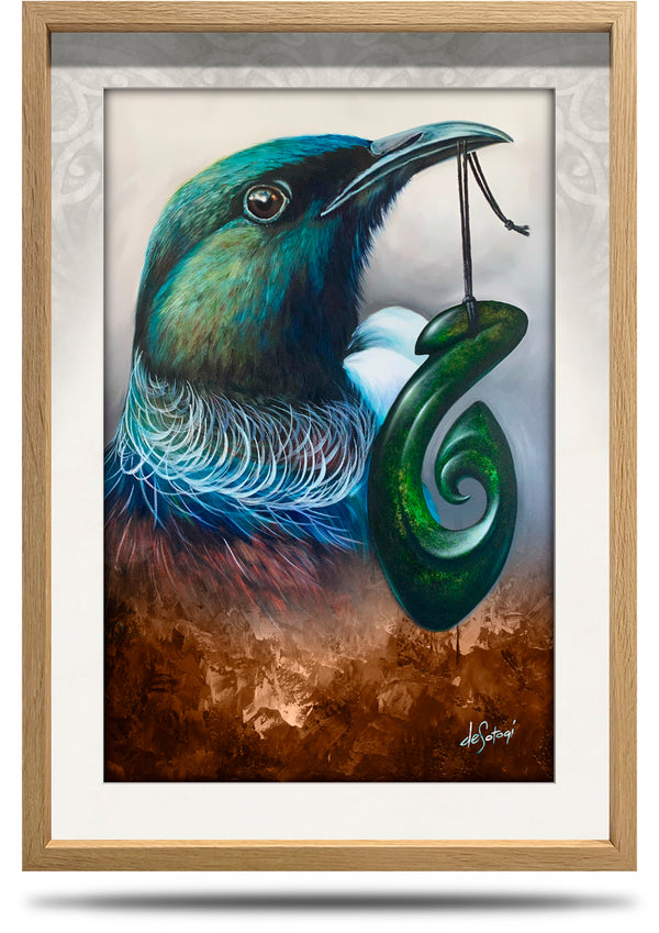 Close Encounter - A2 Framed Canvas Print