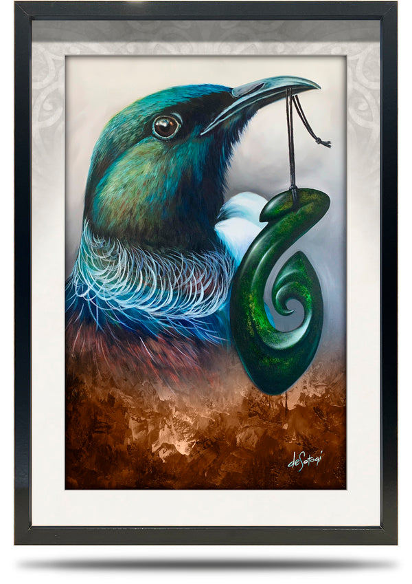 Close Encounter - A2 Framed Canvas Print