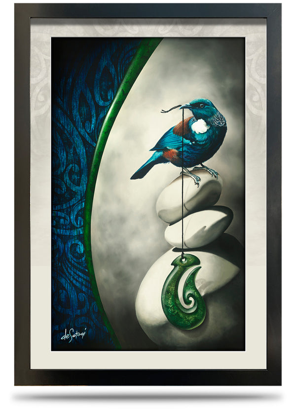 Dawn's Light - 24"x36" Framed Canvas Print