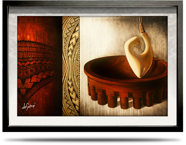 Entwined - A2 Framed Canvas Print