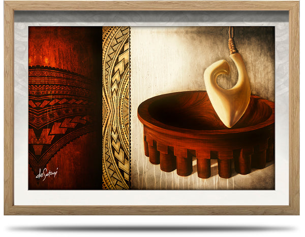Entwined - A2 Framed Canvas Print