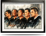 A2 Framed Canvas Print - First Five Centurions