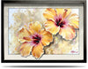 A2 Framed Canvas Print - Hibiscus Two