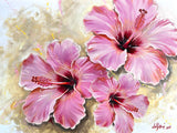 Hibiscus Pink - Canvas Print