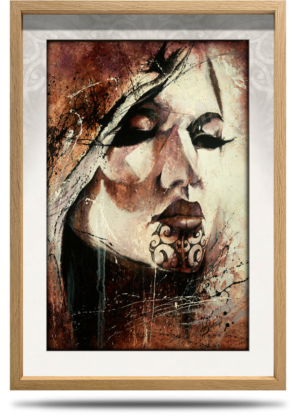 Irirangi - A2 Framed Canvas Print