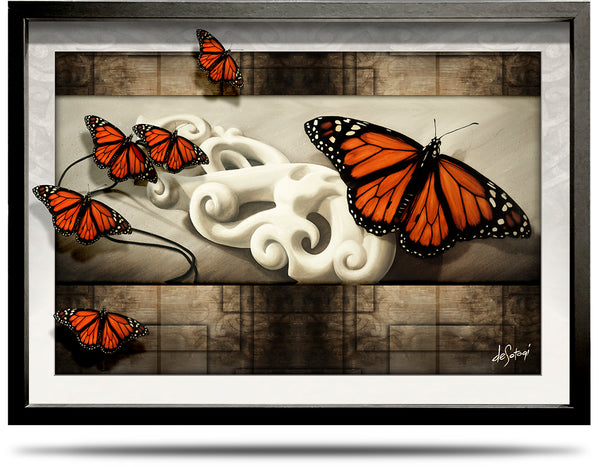 Journey's End - A2 Framed Canvas Print