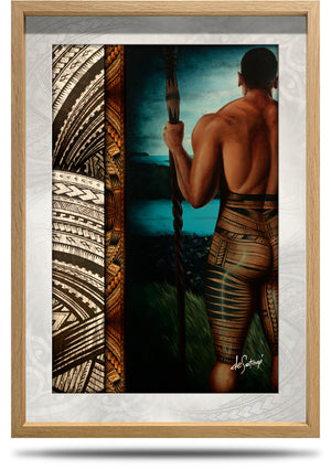 A2 Framed Canvas Print - Matai