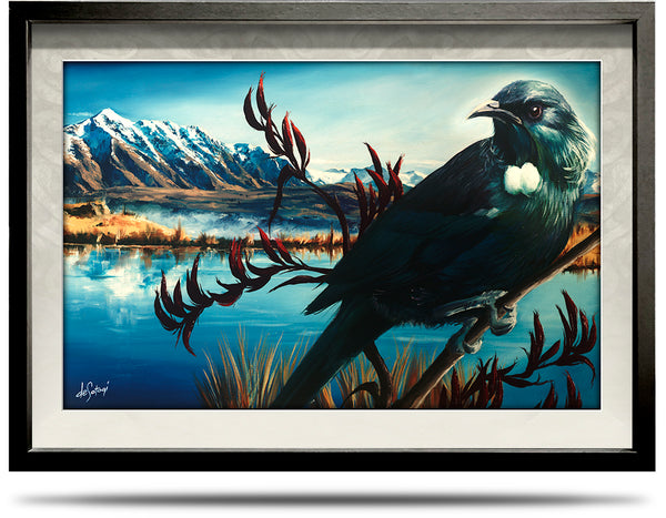 Native Elegance - A2 Framed Canvas Print