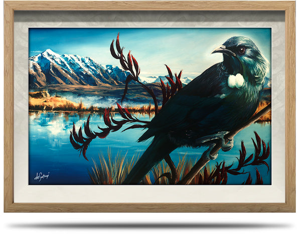 Native Elegance - A2 Framed Canvas Print