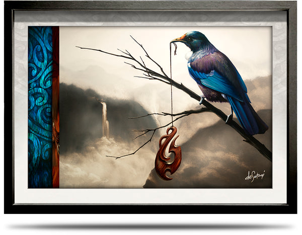 No Boundaries - A2 Framed Canvas Print