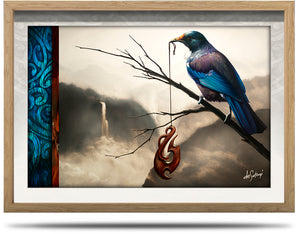 A2 Framed Canvas Print - No Boundries