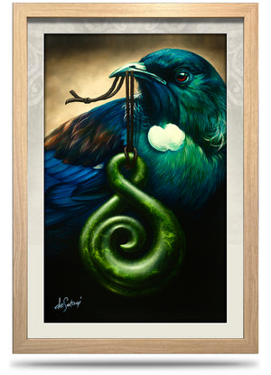 24"x36" Framed Canvas Print - Harmony