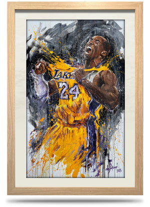 24"x36" Framed Canvas Print - Mamba