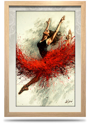 24"x36" Framed Canvas Print - Obsession