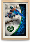 24"x36" Framed Canvas Print - Return to Innocence