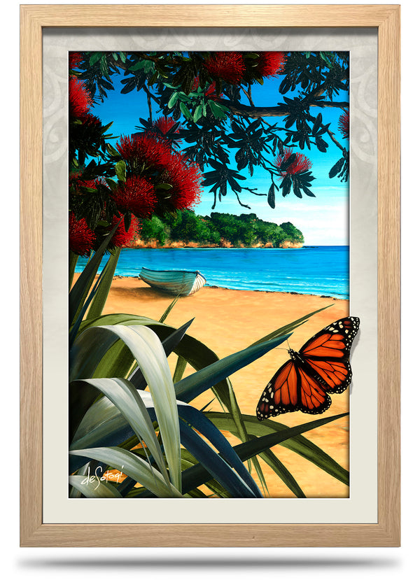 Summers Day - 24"x36" Framed Canvas Print