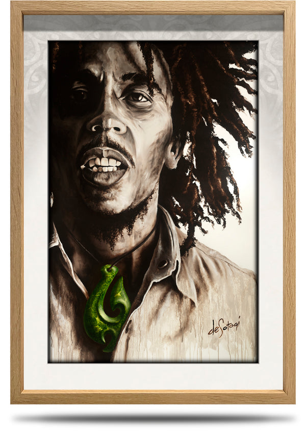 One Heart - A2 Framed Canvas Print