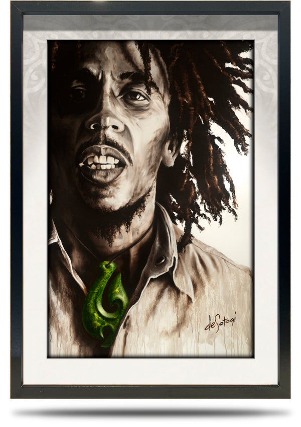 One Heart - A2 Framed Canvas Print