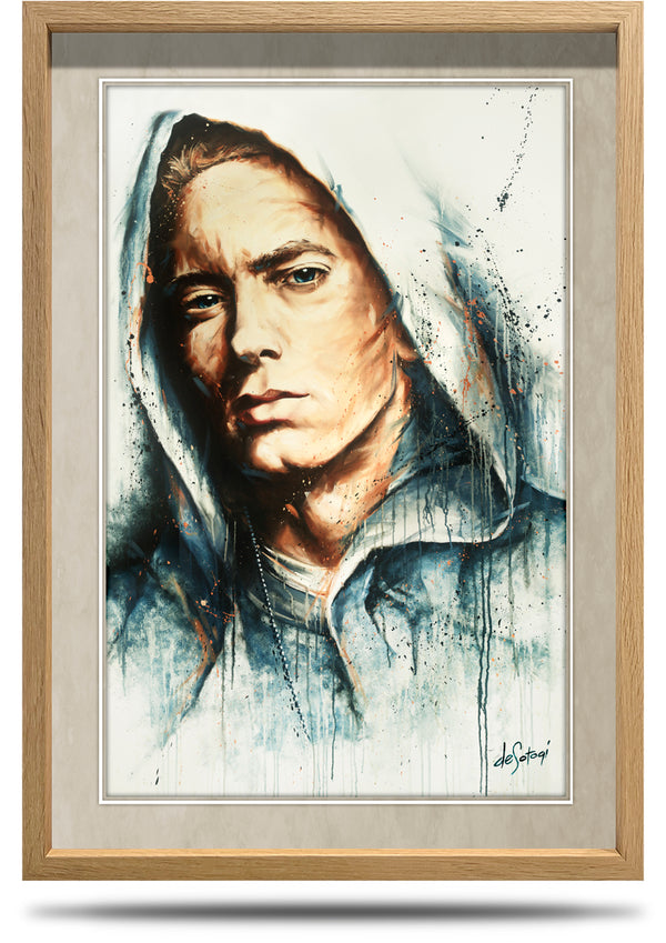 One Shot - A2 Framed Canvas Print