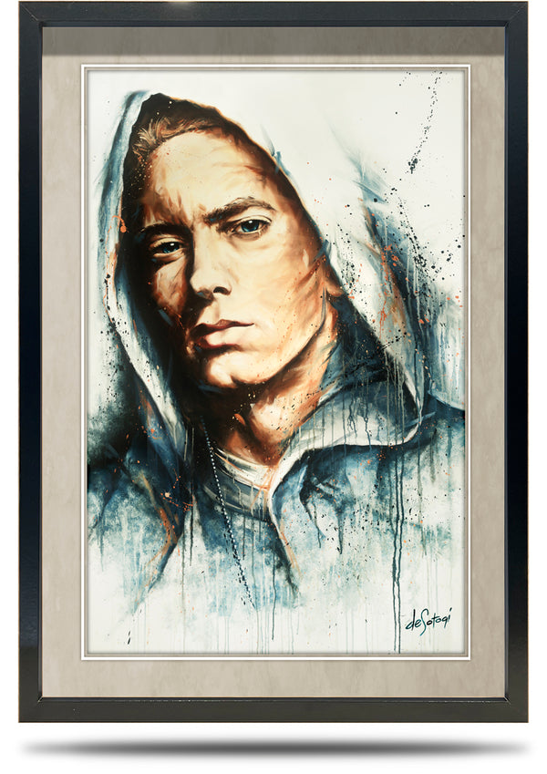 One Shot - A2 Framed Canvas Print