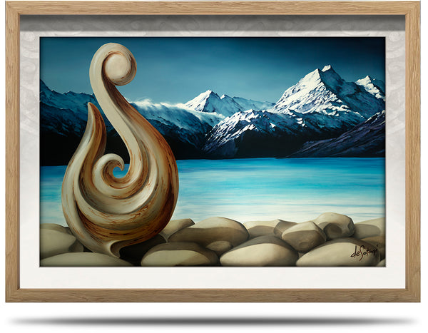 Secluded Silence - A2 Framed Canvas Print