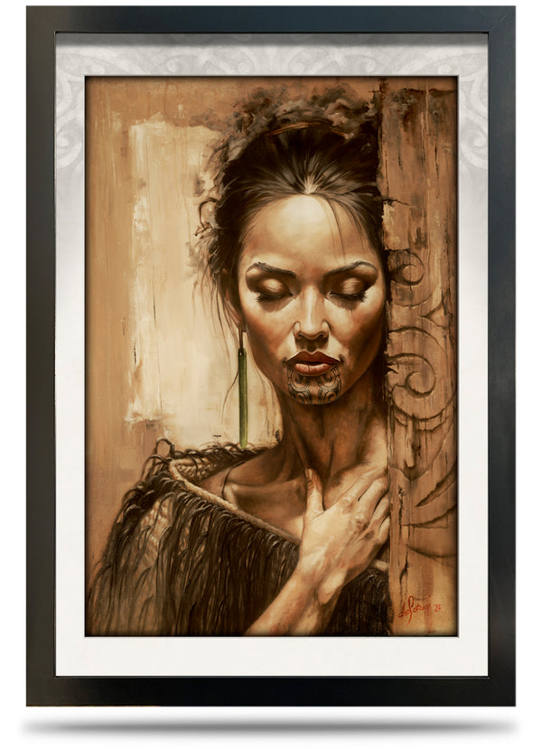Solace - 24"x36" Framed Canvas Print