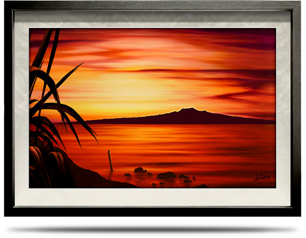 Still Dawn - A2 Framed Canvas Print