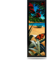 11"x33" Framed Canvas Print - Summers Day