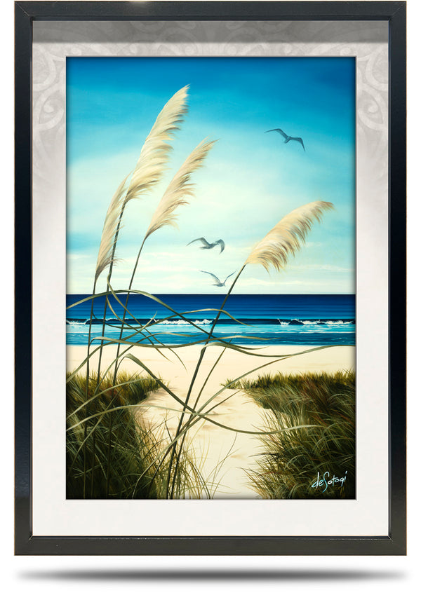 Summer's End - A2 Framed Canvas Print