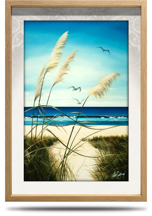 A2 Framed Canvas Print - Summer's End