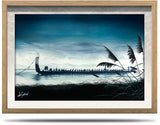 A2 Framed Canvas Print - Te Waka