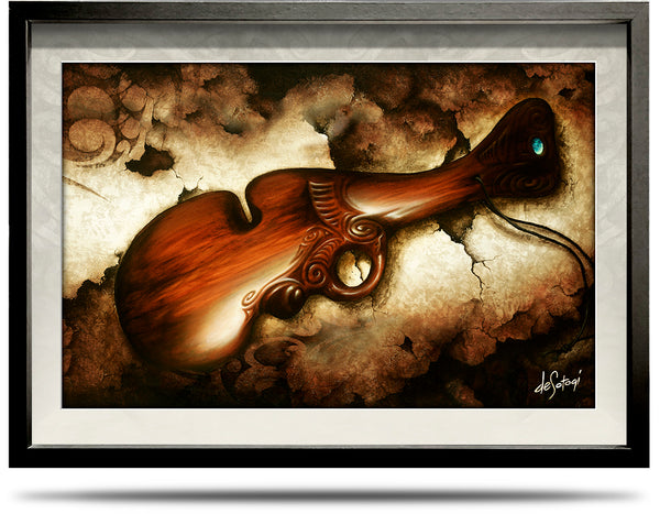 Wahaika - A2 Framed Canvas Print