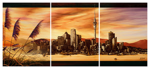 City Dawn - Canvas Triptych Print