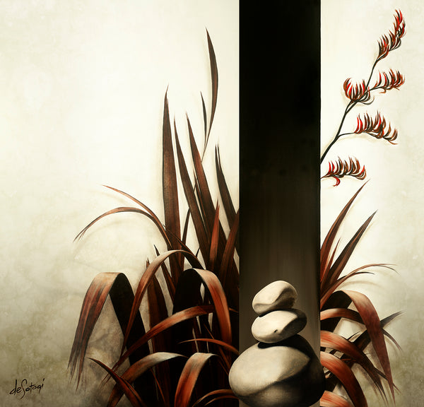 Harakeke (Flax) - Canvas Triptych Print