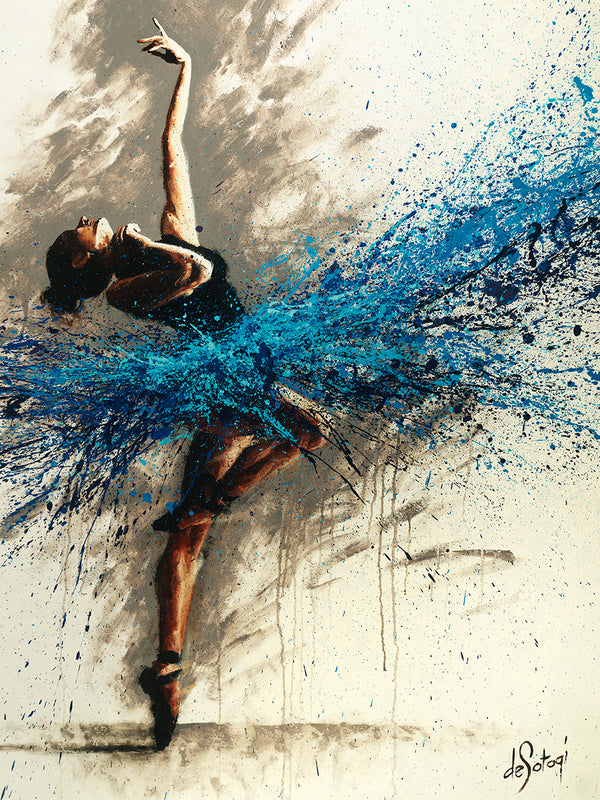 Rhythm of Sapphire - Canvas Print