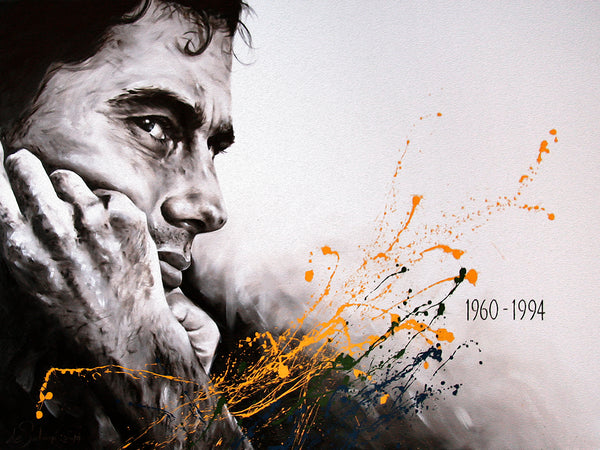 Still the Greatest - Ayrton Senna Canvas Print
