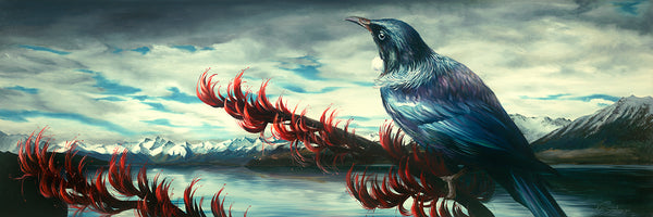 Tui on Tekapo - Canvas Print