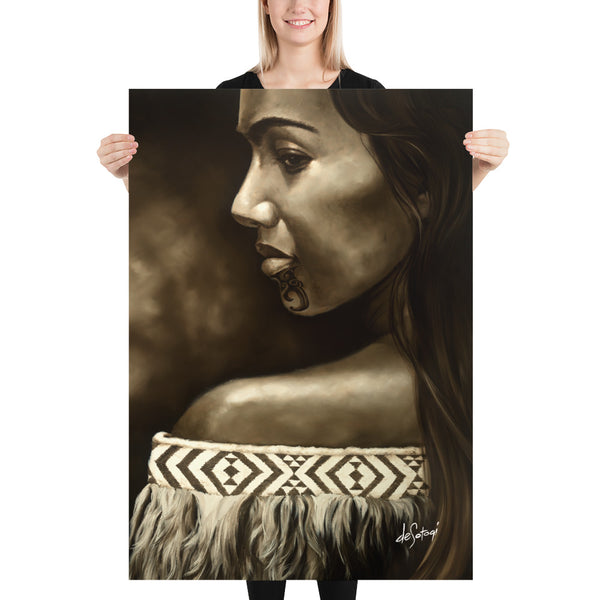 Fine Art Paper Print - Wahine