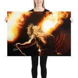 Fine Art Paper Print - Dance of Fire