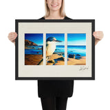 FRAMED - Fine Art Triptych - By the Delta