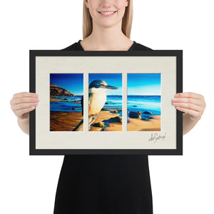FRAMED - Fine Art Triptych - By the Delta